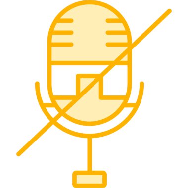 Ses Kapalı Web simgesi, vektör illüstrasyonu