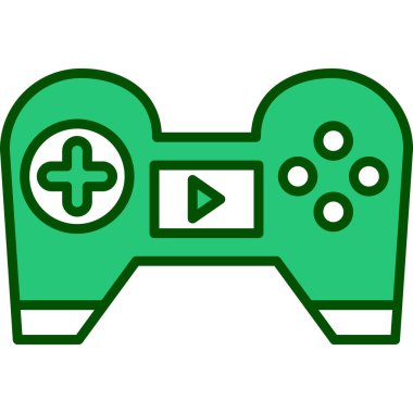 Video oyunu simgesi vektör illüstrasyonu