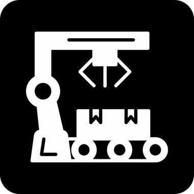 Bir tren simgesinin vektör illüstrasyonu