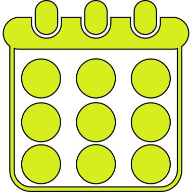 tarih ay takvim simgesi