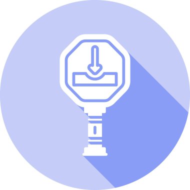 Lamba. Web simgesi basit illüstrasyon