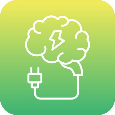 Enerji simgesinin vektör illüstrasyonu