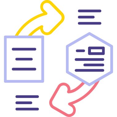 veri analiz simgesi vektör özeti çizimi