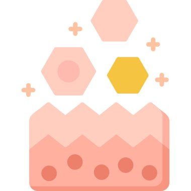 Tatlı ikonu. Düz stil.