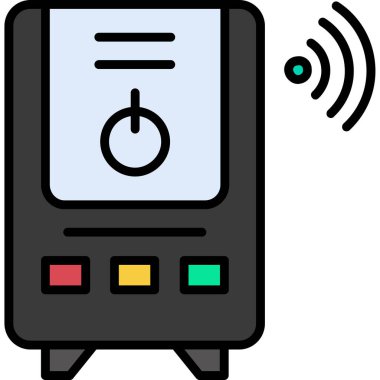 Dosya ana hatları dizaynında kontrol denetimi simgesi