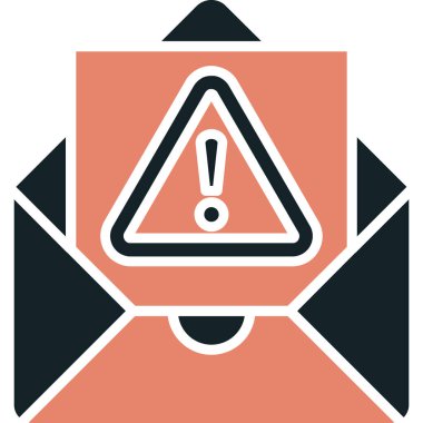 E-posta. Web simgesi basit illüstrasyon