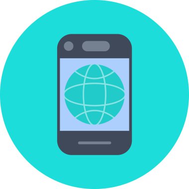 mobil internet vektör resimlemesi