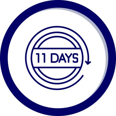 Dolu daire biçiminde 1 gün kaldı