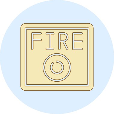 Modern b 'nin vektör illüstrasyonu simge ateşinden yoksun