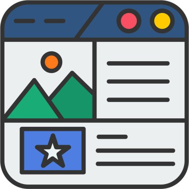 harita simgesi vektör illüstrasyonu