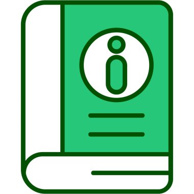 Kitap. Web simgesi basit illüstrasyon