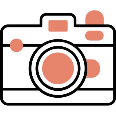 kamera web renk illüstrasyonu