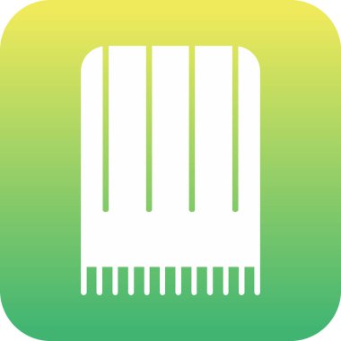 Benzersiz elektronik çip vektör simgesi