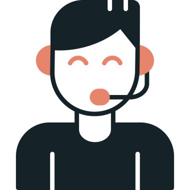 avatar. Web simgesi basit illüstrasyon