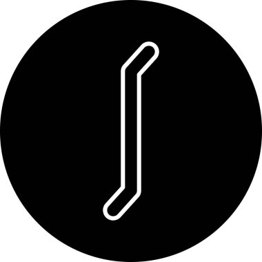 Modern b 'nin vektör illüstrasyonu eksik simgesi