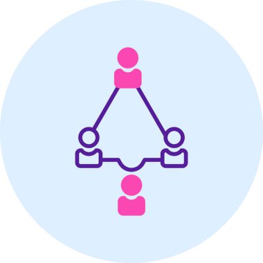 şebeke. Web simgesi basit illüstrasyon