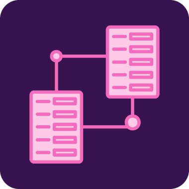 Veri analizi. Web simgesi basit illüstrasyon