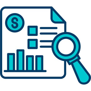 iş veri analiz simgesi doldurulmuş özet biçimi