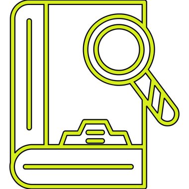 Kitap. Web simgesi basit illüstrasyon