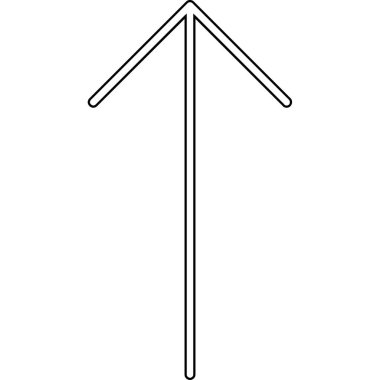 ok simgesi, vektör illüstrasyonu