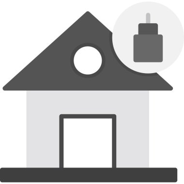 ev evi simgesi katı stil