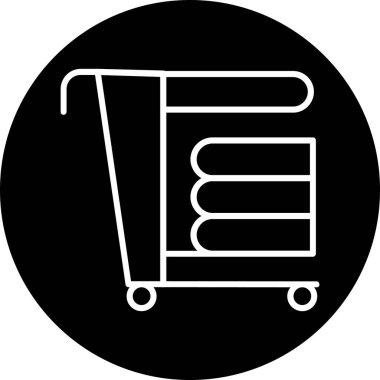 Alışveriş sepeti vektör simgesi