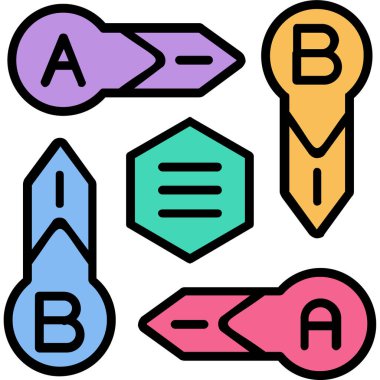 Seo ve Arama simgesinin vektör illüstrasyonu