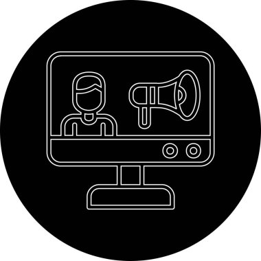 seo modern simgesinin vektör illüstrasyonu