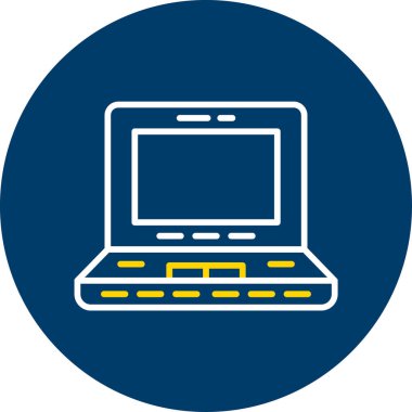 Ekran ve monitörlü bilgisayar. Web vektörü basit illüstrasyon.