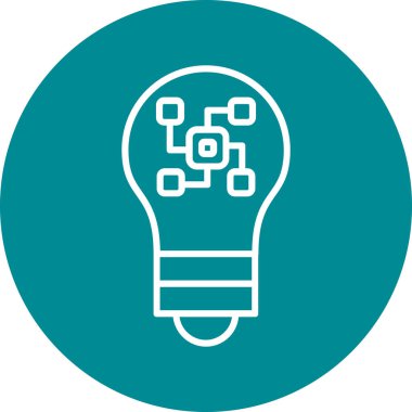 lamba ampul simgesi modaya uygun arka planda