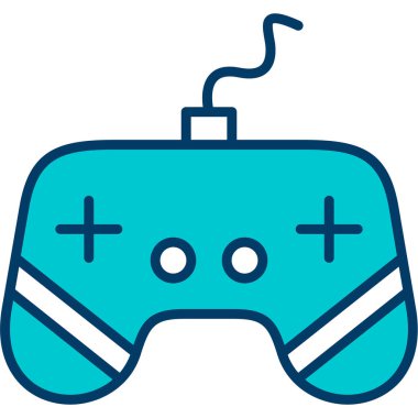 Oyun kolu. Web simgesi basit illüstrasyon