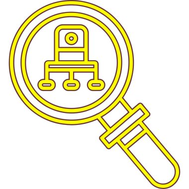 Ara. Web simgesi basit illüstrasyon