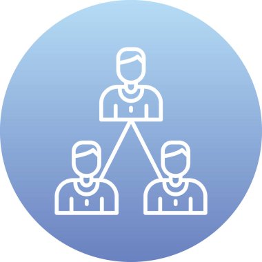 İnsan simgesinin vektör illüstrasyonu