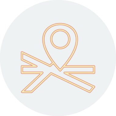 Beyaz bir çemberde ipi olan bir adamın vektör simgesi.