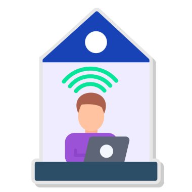 wifi simgesi vektör illüstrasyonu