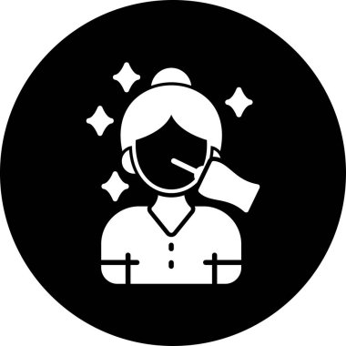 İnsan simgesinin vektör illüstrasyonu