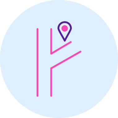 Harita işaretleyici. Web simgesi