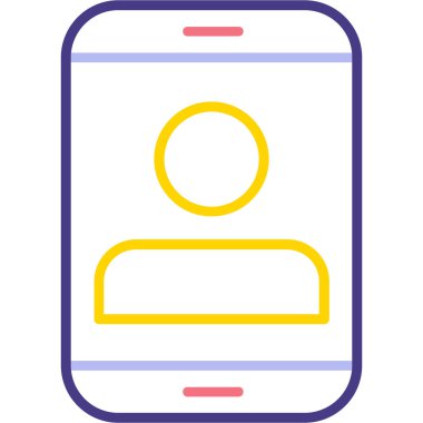 Kişinin telefon simgesini ana hat biçiminde ara