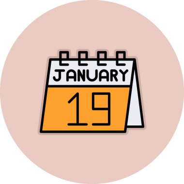 10 Şubat tarihli takvim, takvim, takvim, takvim ikonu, beyaz arkaplanda izole. vektör