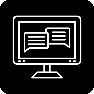 dizüstü bilgisayar simgesi, vektör illüstrasyonu