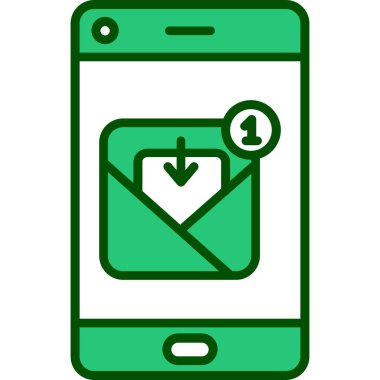 Cep telefonu. Basit resimleme