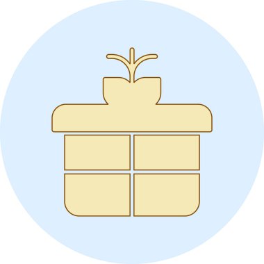 Hediye kutusu. Basit tasarım