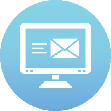 E- posta simgesinin vektör illüstrasyonu