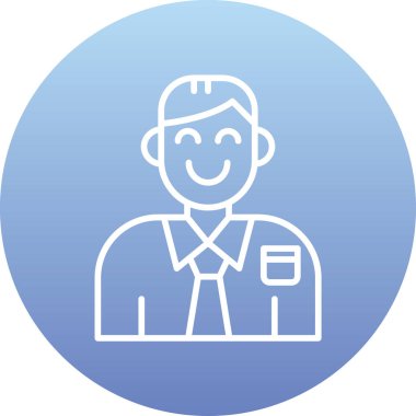 İnsan simgesinin vektör illüstrasyonu