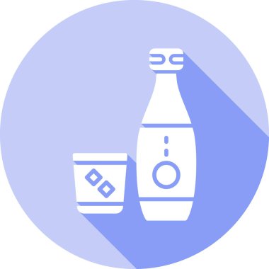 içecek simgesinin vektör illüstrasyonu