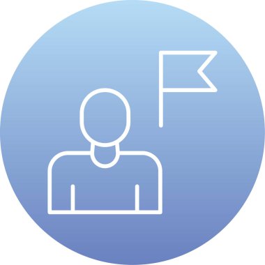 kullanıcı. Web simgesi basit illüstrasyon