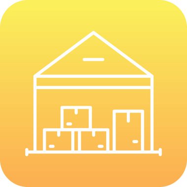 depolama simgesi dijital sarı