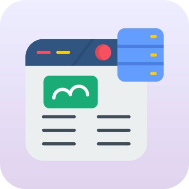 tarayıcı web simgesi basit tasarım