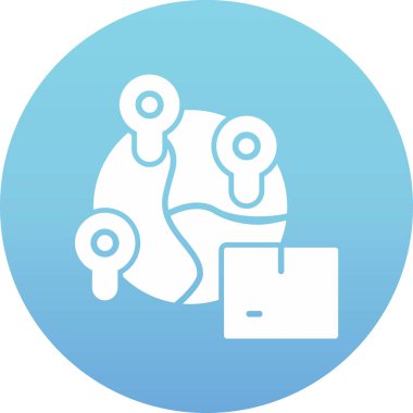 Modern simgenin vektör illüstrasyonu