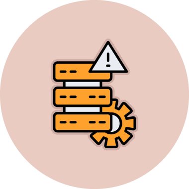 Modern simgenin vektör illüstrasyonu